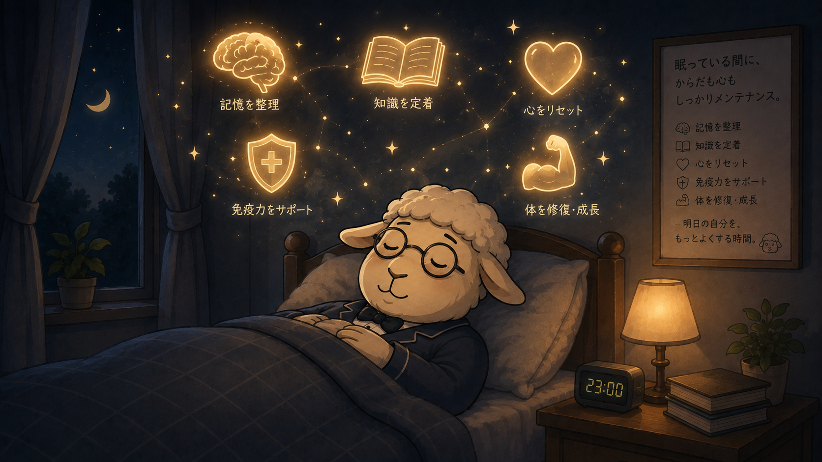 眠っている間、あなたの体では8つの仕事が進んでいます。睡眠は「休憩」ではありません